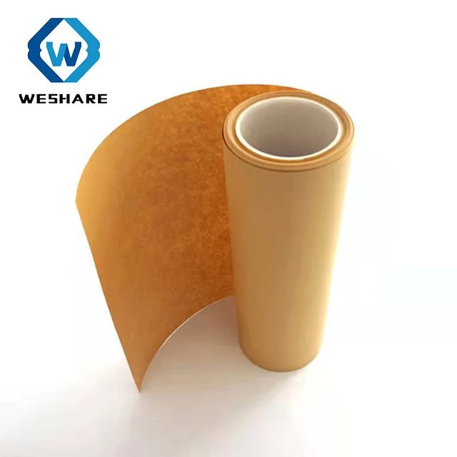 Rolo de papel de embalagem Kraft revestido de silicone para adesivos